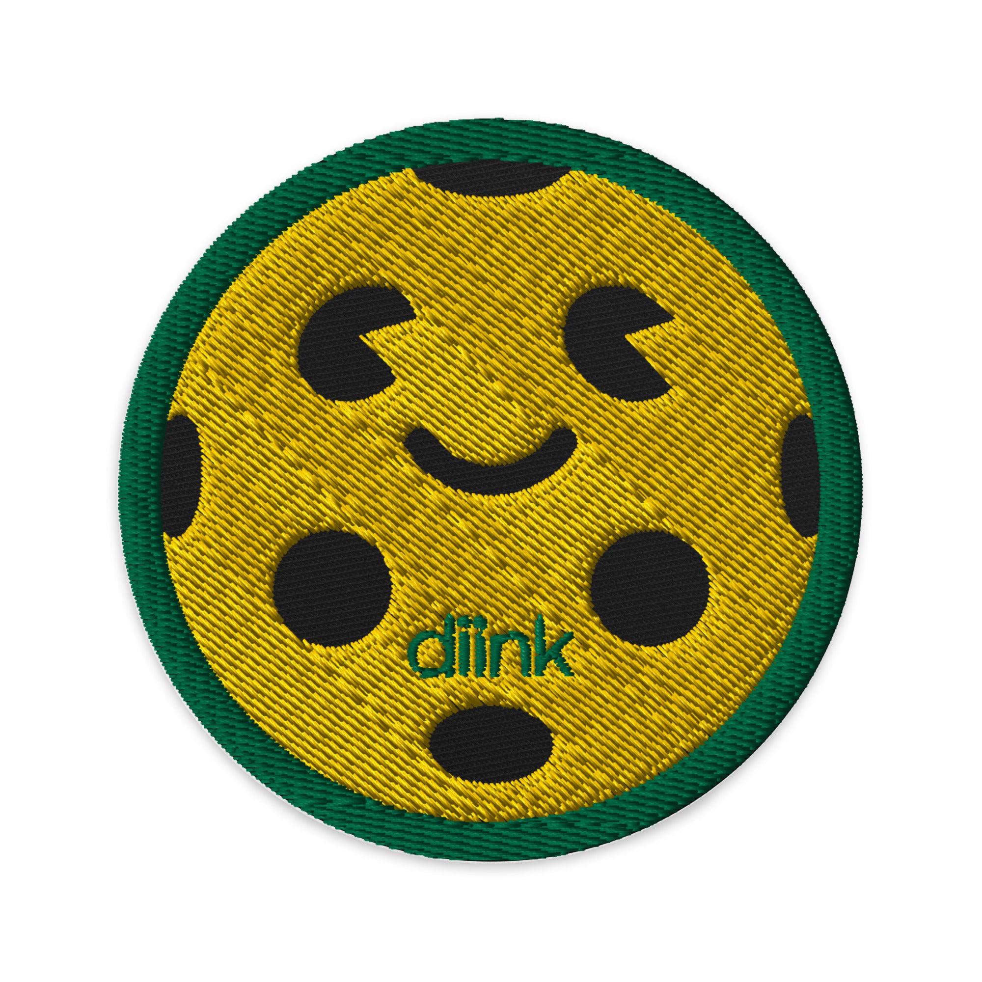 diink Smiling Ball Embroidered patch