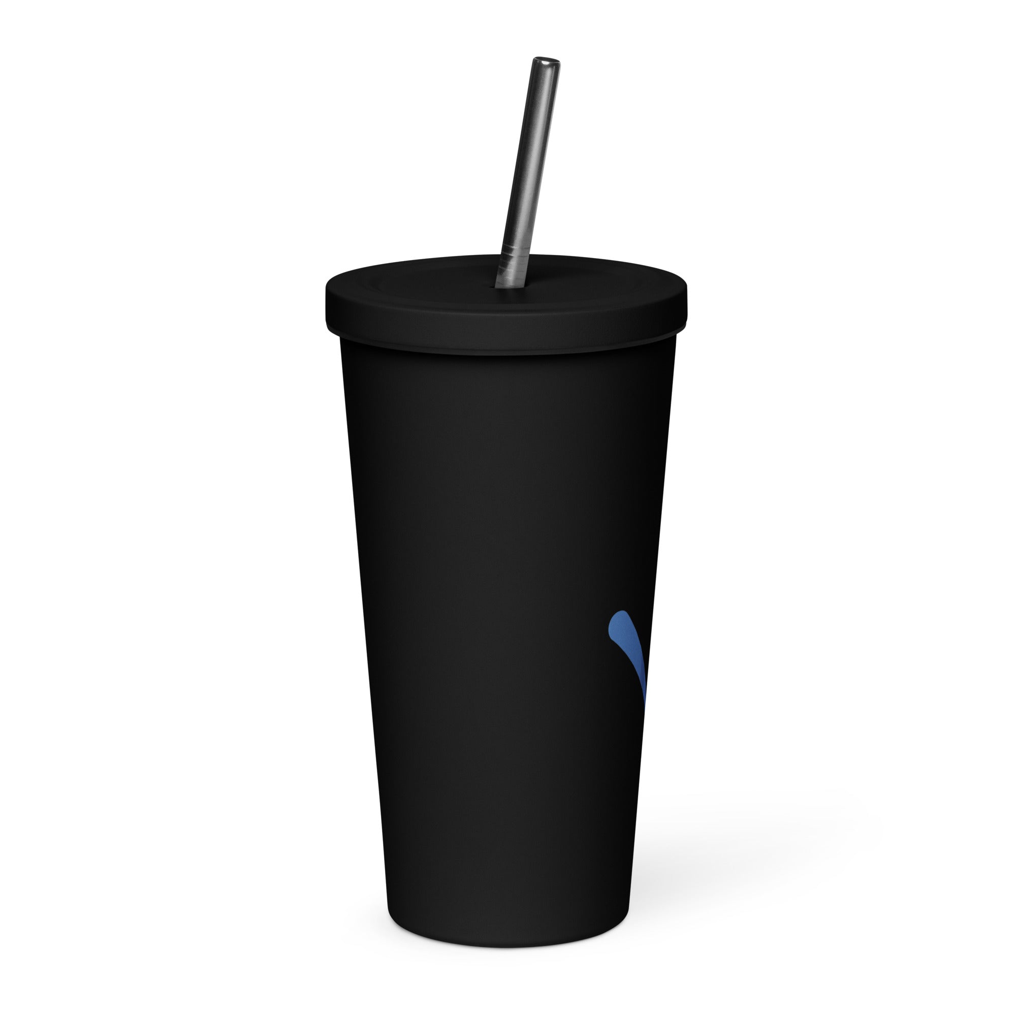 diink Ball Bounce Insulated tumbler with a straw