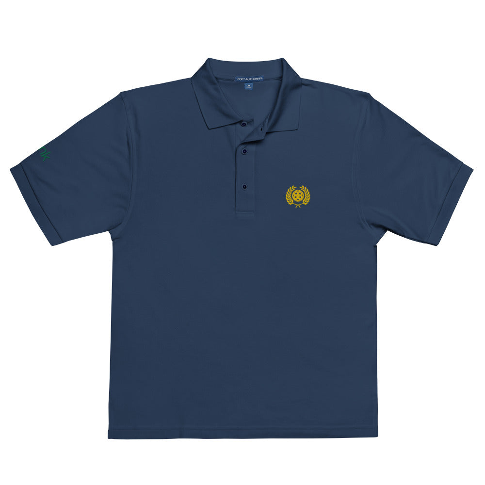 diink Pickleball Crest Men's Premium Polo