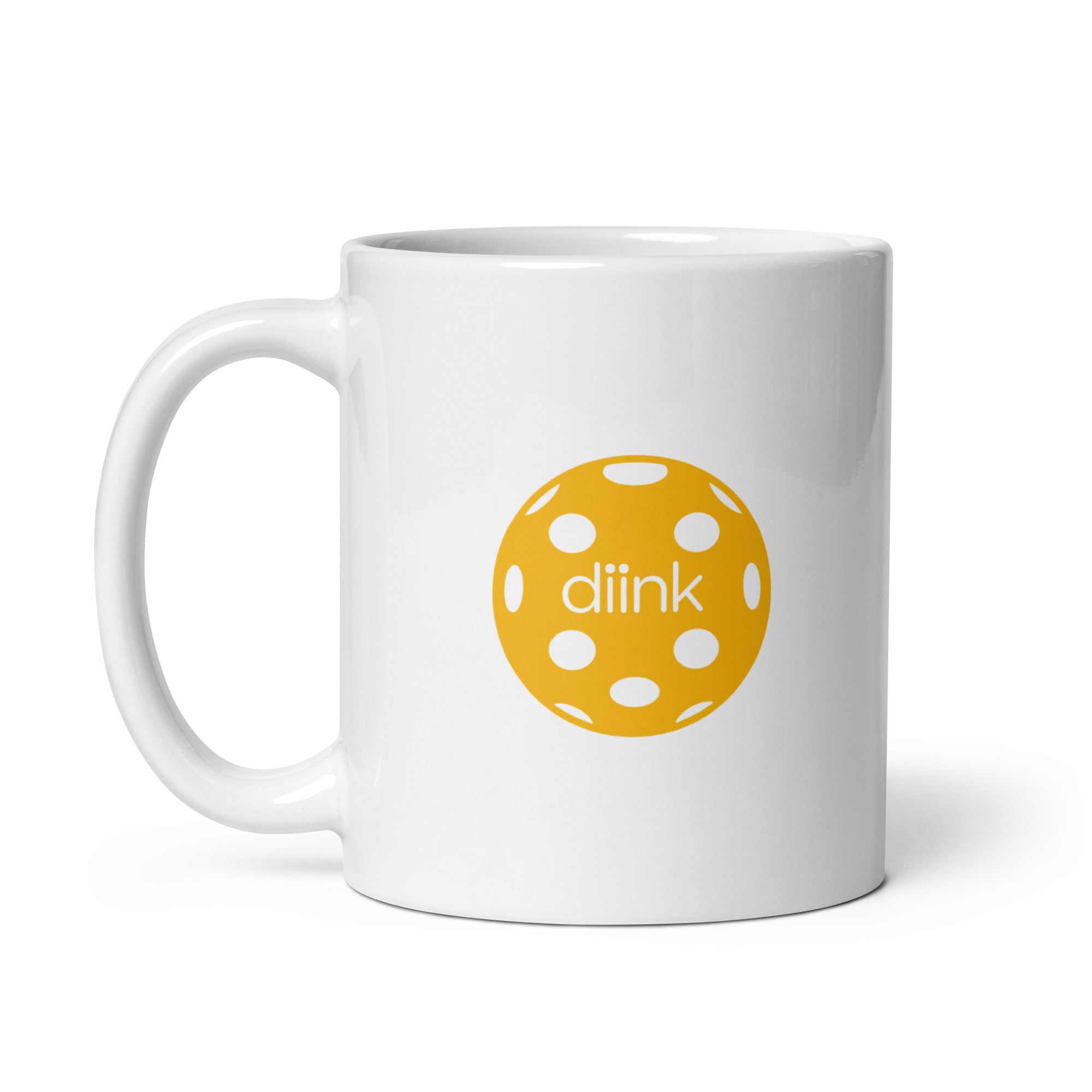 diink Pickleball White glossy mug